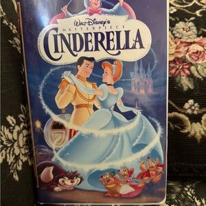 Walt Disney's Cinderella VHS collectors treasure! Excellent condition & inserts